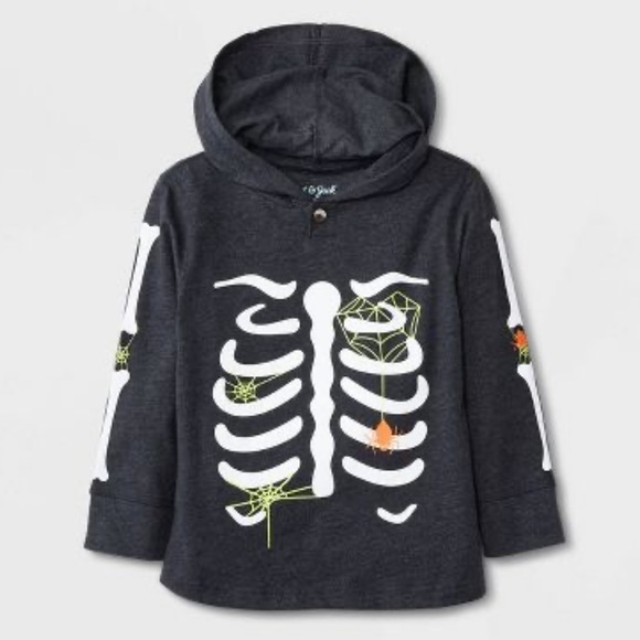 Infant boys Skeleton 2pc matching set - Picture 3 of 7